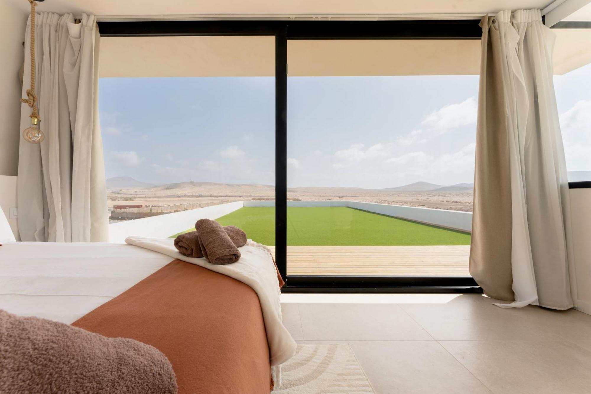 Villa Calma, Vistas A Volcanes Y Atardecer 拉哈雷斯 外观 照片